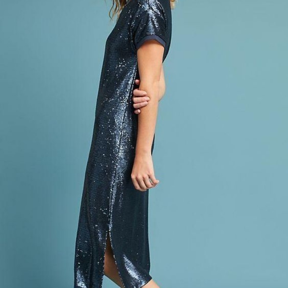 Anthropologie Interstellar Sequin Dress